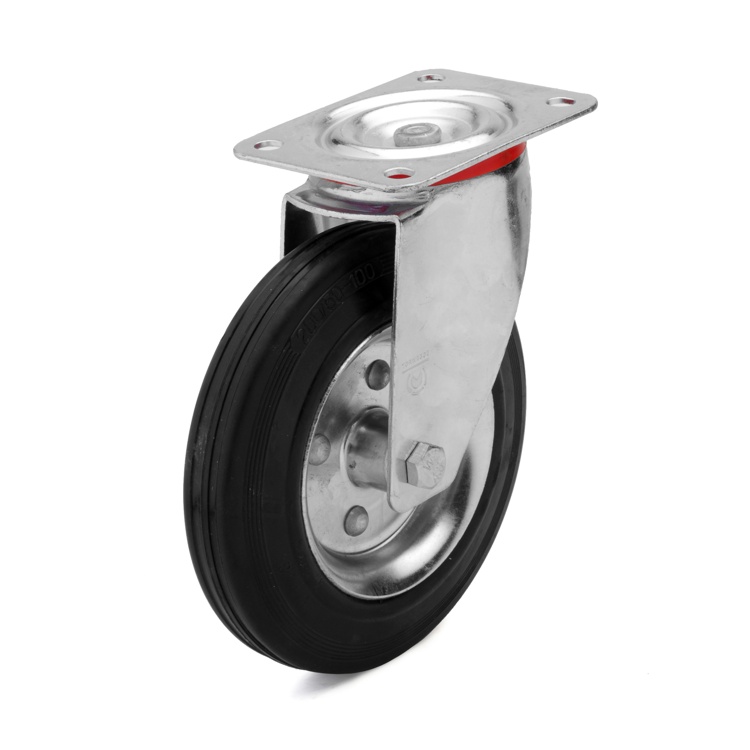 Колесо зі стандартної литої гуми чорного кольору