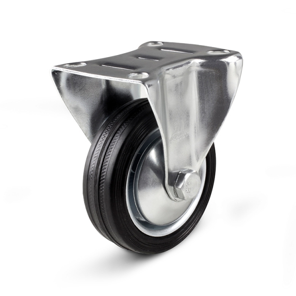 Колесо зі стандартної литої гуми чорного кольору